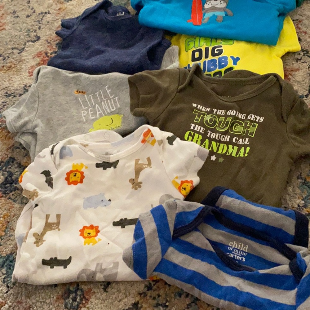 Lot of baby boy clothes